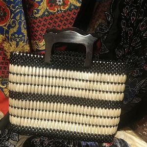 Vintage Beaded Evening Purse Bag